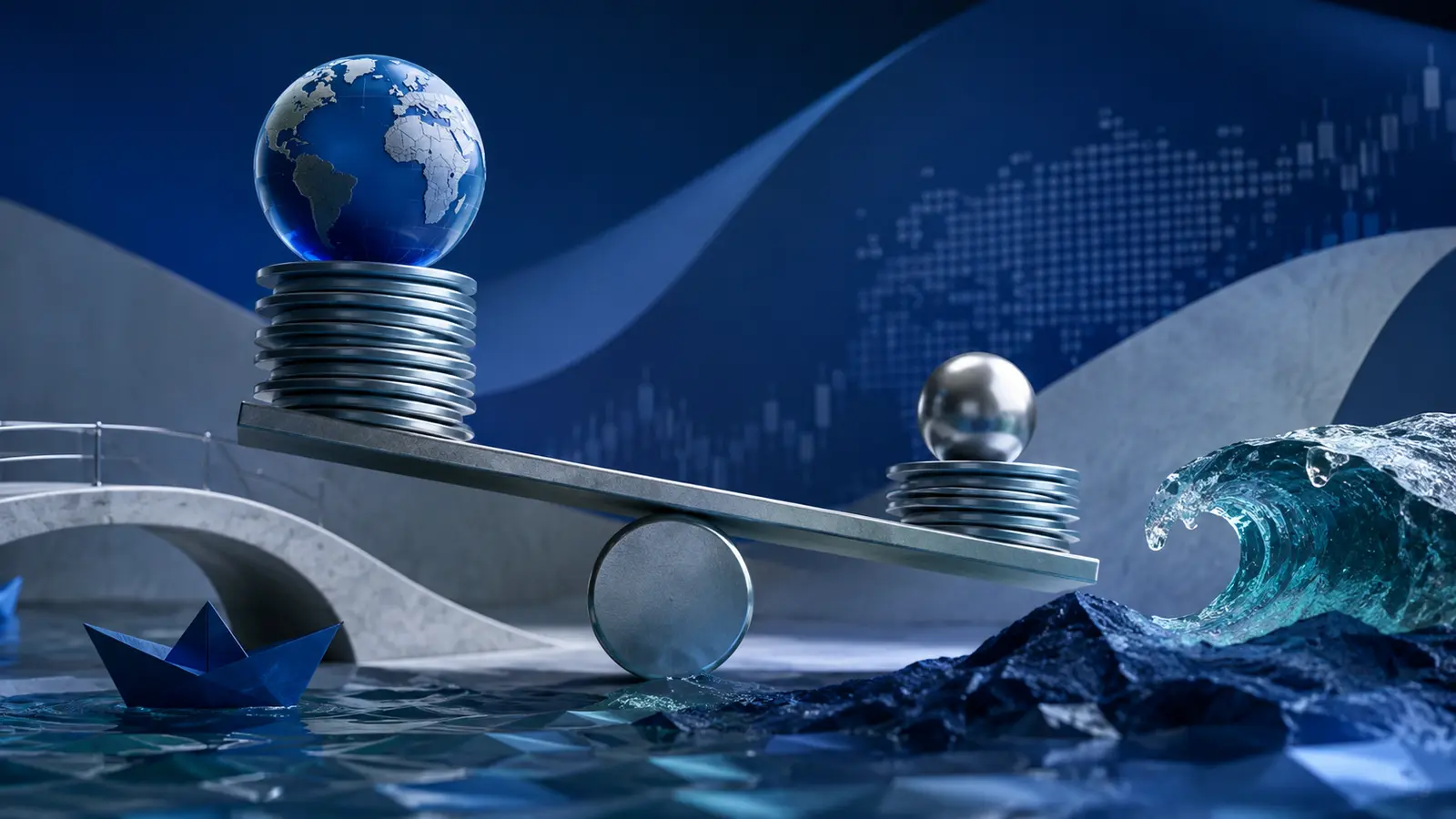 Conceptual market illustration for Carry Trading in Forex: How the Strategy Works and Where It Can Go Wrong