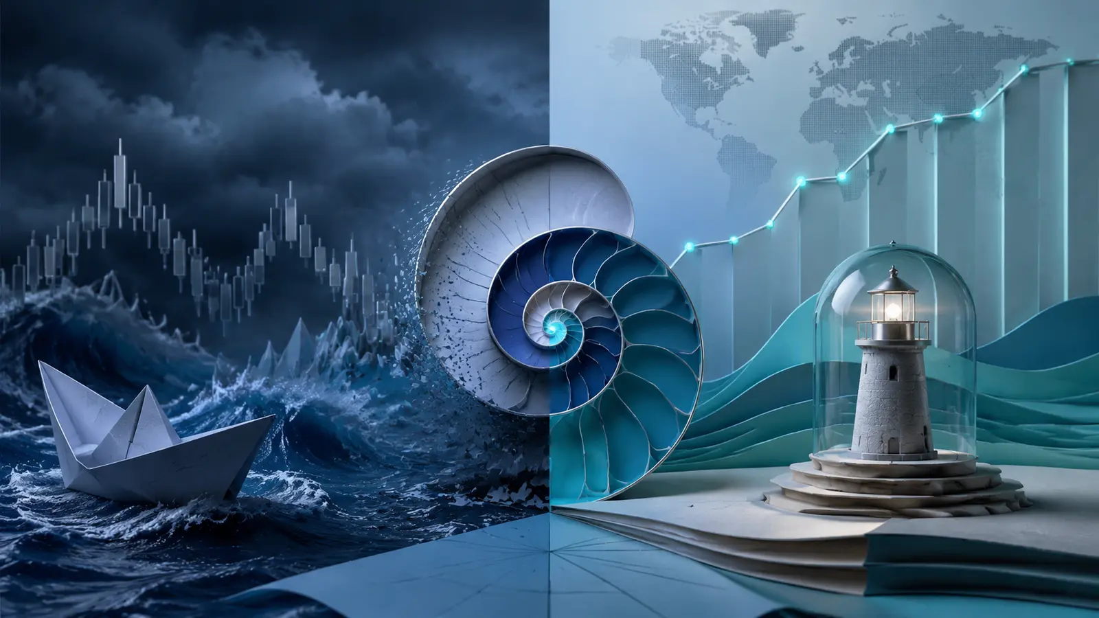 Conceptual market illustration for Fibonacci Strategies in Forex: A Real-World Guide