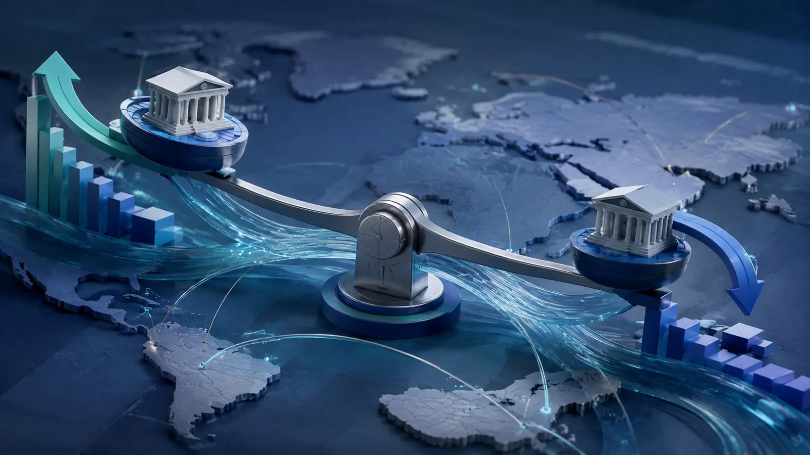 Conceptual market illustration for How Interest Rates Shape Forex Markets