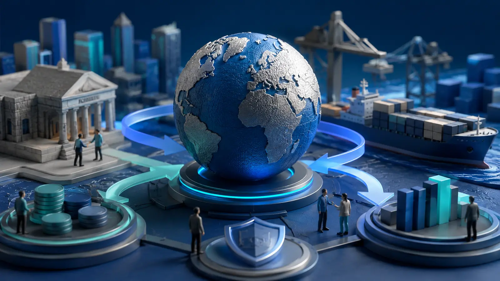 Conceptual market illustration for What Is Forex and How Does It Work? A Plain-English Guide to the World’s Biggest Market