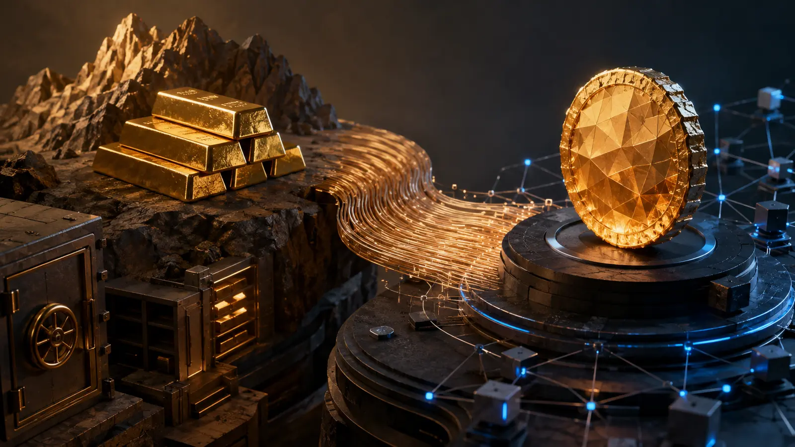 Conceptual market illustration for Why People Call Bitcoin Digital Gold